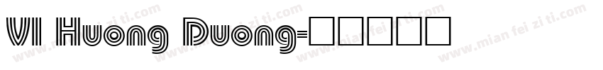 VI Huong Duong字体转换